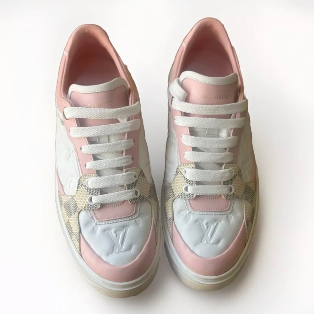 Louis Vuitton Time Out Sneaker Pink and White, Limited Edition